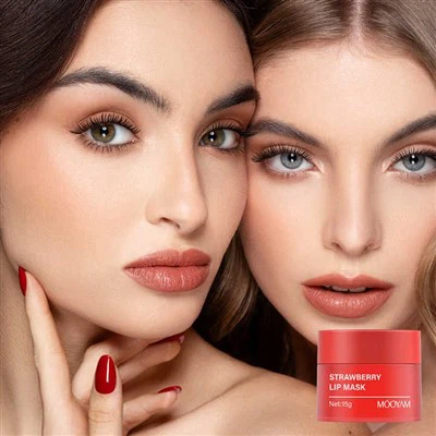 تجاعيد قناع الشفاه مرطب سلكر رعاية الشفاه الفراولة